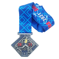Médaille de course métallique personnalisée d'excellente qualité pour l'événement sportif marathon fabricant de médaillons en émail souple pour médailles personnalisées