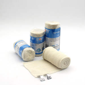 ผ้าพันแผลยืดหยุ่นหัวซิกคัง 7.5x450ซม. 10x450ซม. สีเบจ ผ้าพันแผลทางการแพทย์สำหรับปิดแผล ผ้าพันแผลกีฬาแบบม้วน - Product Image 2