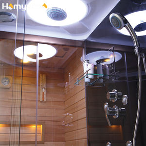 Sauna à vapeur en bois de pruche à la mode de luxe, design de salle, sauna intérieur sec et humide pour 1 personne, très populaire, pas cher - Product Image 4