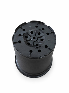 Maceta Redonda de Plástico Negra de un Galón 7890 o Tamaño Personalizado, Material PP, Fondo Grueso con Múltiples Orificios de Drenaje, con Logotipo Personalizado - Product Image 3