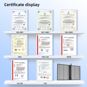 Schermo <span class=keywords><strong>LED</strong></span> Trasparente da Parete 3D Personalizzato per Vetrine Display Pubblicitario Trasparente a <span class=keywords><strong>LED</strong></span> per Interni - Product Image 4