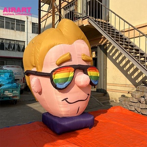 Image de tête de personnage gonflable personnalisée, effet tridimensionnel, tête de <span class=keywords><strong>homme</strong></span> gonflable - Product Image 3