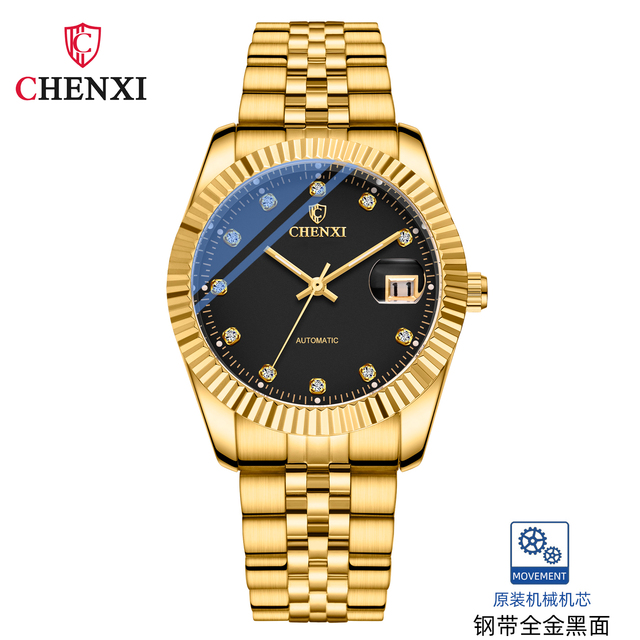 CHENXI 8804A Superior Luxury New Product Factory Wholesale Popular Design Automatic Mechanical Watch Men Stainless Steel Band