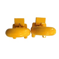 Anneau de levage en acier allié forgé intégré avec verrou de rotation pour conteneurs, accessoires de levage de cargaison pour camions et remorques 15t
