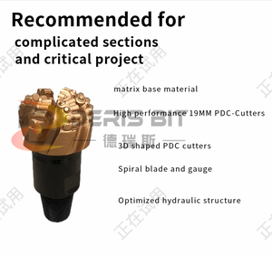 Peservative 153mm 6 Blades Matrix Drilling <b>Bits</b> Hard Rock Hdd Inch Pdc <b>Drill</b> <b>Bit</b> for Horizontal - Product Image 4