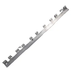 43.013.020F Length 617mm 11 Teeth MO Gripper Pad Machine Offset Printing Parts 43.013.020 Aluminum Bar