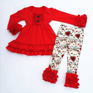 Ropa de Moda Infantil al por Mayor, Conjuntos de Boutique para el Día de San Valentín, Conjuntos para Niños, Ropa para Niños - Product Image 6