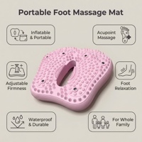 Planche de massage des pieds gonflable portable pour la récupération musculaire, la relaxation, le soulagement du stress, utilisation à domicile comme spa
