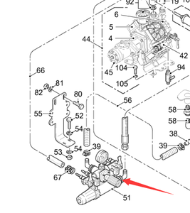 125835 Vanne de régulation de pression d'origine pour distributeur d'arrosage de machine de fraisage WIRTGEN W2000 W2100 W2200 – Pièces de rechange Wirtgen - Product Image 6