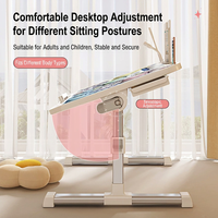 Table de lit pliable et réglable, table d'étude ergonomique pour la chambre à coucher et le dortoir