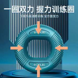 Empuñadura de silicona Entrenamiento Fuerza de cinco dedos Rehabilitación Empuñadura Anillo Ejercicio Mano Fuerza - Product Image 4
