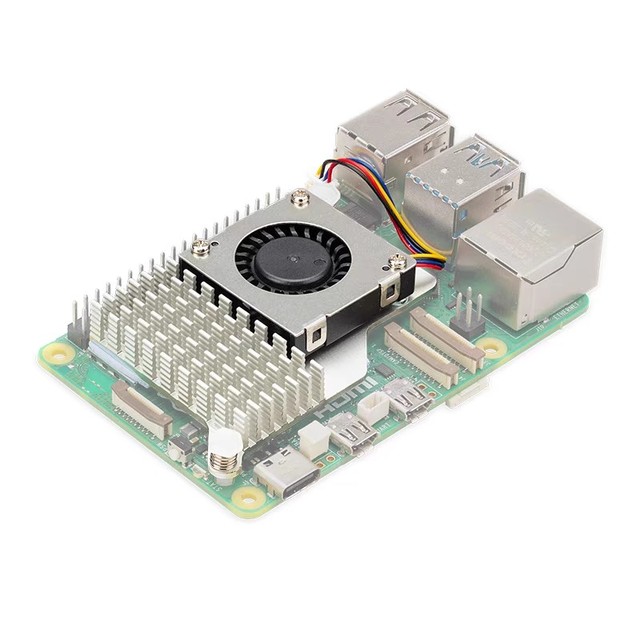 AIsmartlin Official Original Raspberry Pi Active Cooler - Built-in Cooling Fan, Authentic Heatsink for Stable Performance