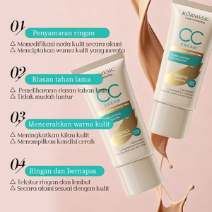 KORMESIC Crema CC Correctora de Color Natural Coreana de 30g con Certificación Bpom, Etiqueta Privada, Vitamina E Nutritiva, Larga Duración y Ligera - Product Image 3