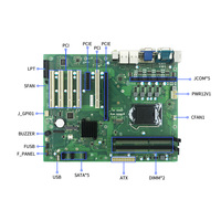 JWIPC H81/B85 ATX placa base industrial LGA1150 Gen 4th 5PCI 2PCIe 2Gbe puerto Ethernet DDR3 de caja industrial pc placa base