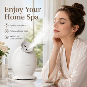 Nouveau modèle, best-seller, vaporisateur facial électrique, sauna pour le visage et les cheveux, technologie ionique nano, hydratant, nourrissant, nettoyage en profondeur - Product Image 4