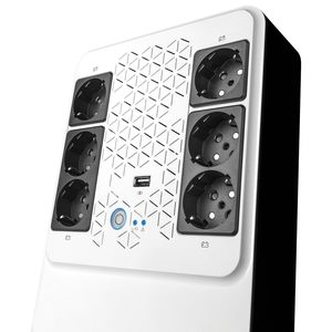 Legrand KEOR 800VA monofase up con 6 prese Standard tedesche 310082 il modello di pura onda sinusoidale uscita e batteria al piombo - Product Image 1