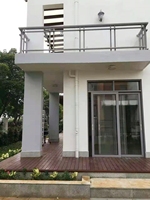 Aluminium résistant aux intempéries Double verre fixe Balcon Salle de bain Garde-corps en verre trempé Sécurité résidentielle pour extérieur intérieur