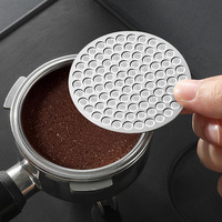 Poignée de porte-filtre à café en acier inoxydable 304 de haute qualité, 51 mm, compatible avec les machines à expresso italiennes, diffuseur d'eau secondaire