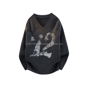 Camiseta de Fútbol con Cuello Redondo para Hombre, Impresión Digital Personalizada, 100% Poliéster con Forro de Algodón, Marca de Moda, Estilo Casual de Alta Gama para Otoño - Product Image 1