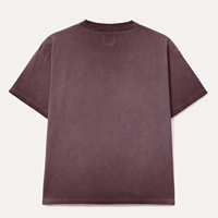T-shirt pour homme 100% coton, effet délavé, imprimé vintage, logo personnalisé, streetwear oversize, t-shirt grande taille pour homme