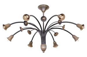 Lampade a ragno Vintage a 10 teste lampadario a filamento Edison Vintage illuminazione a sospensione a ragno a soffitto regolabile fai-da-te - Product Image 5