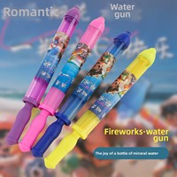 Jouet canon à eau d'été pour enfants, pistolet à eau extractible pour jeux de plage et combats aquatiques, jouets feux d'artifice