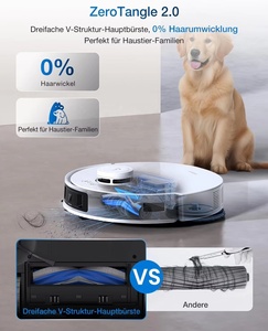 Robot de nettoyage humide et sec <span class=keywords><strong>Ecovacs</strong></span> DEEBOT T30C (20 000 Pa, ZeroTangle, vidange automatique, séchage à air chaud, détection ultrasonique des tapis) - Product Image 5