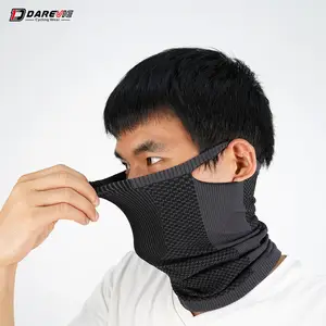Darevie Cycling Face Mask Ear Lussen Vrouwen Mannen Nek Gaiter Sjaal Gezicht Cover Voor Buitenshuis Motorfietsen