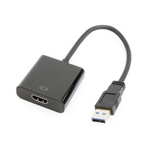 adaptador - adaptador de video <b>usb</b> 3.0 a <b>hdmi</b>, 1 puerto, compatible con resoluciones de hasta 1080p, color negro, fcil - Product Image 1