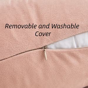 U-förmiges Ganzkörper-Schwangerschaft kissen aus warmem Samt für Schwangere PP-Baumwoll füllung Wasch barer abnehmbarer Bezug - Product Image 6