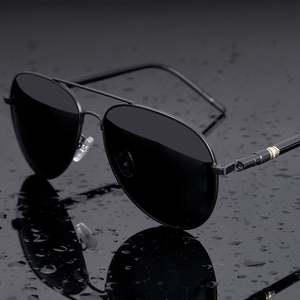 Gafas de Sol Polarizadas con Logotipo Personalizado, Montura Metálica de Alta Calidad, Lentes Polarizadas de Gran Tamaño para Hombre, Gafas de Sol Polarizadas para Conducir - Product Image 2