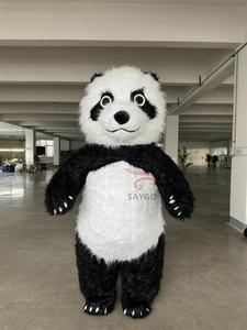 Costumes de tête de <span class=keywords><strong>panda</strong></span> <span class=keywords><strong>KungFu</strong></span> Costume de mascotte de <span class=keywords><strong>panda</strong></span> réaliste pour adultes, hommes et femmes - Product Image 4