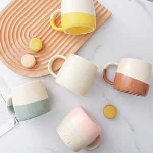 Venta al por mayor <span class=keywords><strong>semillas</strong></span> de sésamo diseño taza de café de cerámica mate reutilizable taza de café de cerámica logotipo personalizado porcelana capuchino Taza de cerámica - Product Image 4