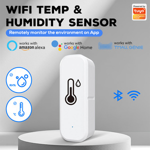 Tuya Wi-Fi Smart OLED Capteur de température d'humidité Moniteur de télécommande pour un usage domestique Google <span class=keywords><strong>Assistant</strong></span> Alexa <span class=keywords><strong>Android</strong></span> - Product Image 6