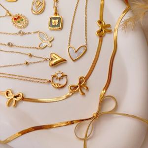 Gioielli in Acciaio Inossidabile Personalizzati, Collana Raffinata di Alta Gamma in Acciaio Inossidabile Impermeabile all'Ingrosso - Product Image 2