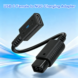 Câble adaptateur d'alimentation USB-C PD filaire pour <span class=keywords><strong>Gamecube</strong></span> (NGC) avec puce intelligente intégrée, compatible avec les chargeurs Type-C, en PVC - Product Image 2