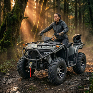 Moto tout-terrain à essence quatre temps, nouvelle moto de plage à quatre roues à vitesse variable continue pour enfants - Product Image 1
