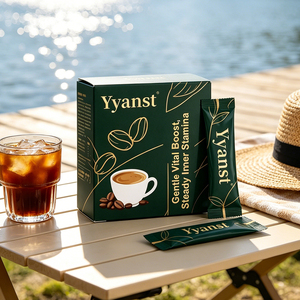 Café Botánico Revitalizante Premium, Infusión Vegetal Pura para Aumentar y Revitalizar la Energía Corporal, Sobres Individuales Portátiles de 10g, Instantáneo - Product Image 4