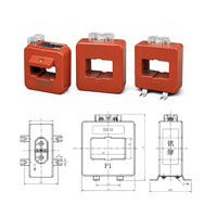 Transformateur de courant en résine époxy pour intérieur LMZ-0.66kV LMZ5/LMZ6/LMZ7/LMZ8, précision 0.2S/0.5, 1A/5A