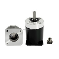 Nema17 Stepper Motor Planetary Gearbox Rasio Gigi 3/4/5/10/15/20/25/30/40/50/100 15Nm 42 Peredam Kecepatan Terpasang Flens 5 HP