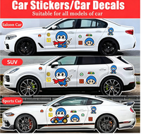 Autocollant de voiture en vinyle 3D personnalisé, résistant à l'eau, aux UV, durable, lavable, adhésif avant/arrière pour pare-chocs, pour pare-brise