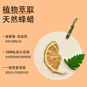 Solid Aroma Wax <b>Tablet</b> Orange Leaf Design Wardrobe Fragrance Pendant Eco-Friendly Long Lasting Fresh Air Scent <b>7</b> 15 Days - Product Image 4