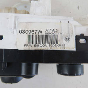 Unité de commande de climatisation Renault Clio Mk3 d'occasion 2005-2012 030967W (77204) - Product Image 5