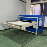 Presse à chaud pneumatique format A2 automatique pour carrelage céramique/vêtements, grande sublimation sur métal, état neuf