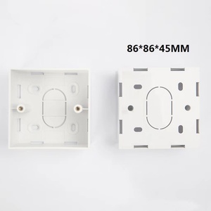 86*86*45 người anh loại nhựa trở lại hộp ngoài trời cho tường chuyển đổi và ổ cắm cầu thang bước ánh sáng gắn hộp hộp nối - Product Image 1