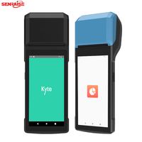 Terminal de point de vente mobile Android 13 avec caméra 4G 5MP, imprimante thermique 58 mm, idéal pour les restaurants