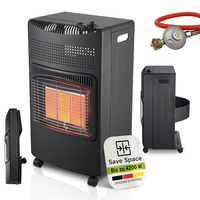 Chauffage au gaz propane portable pliable IDEA Service avec brûleur en céramique et protection contre la surchauffe pour usage domestique