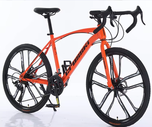 <span class=keywords><strong>Bicicleta</strong></span> de <span class=keywords><strong>Carretera</strong></span> 700C OEM Directo de Fábrica, Cuadro de Acero de Alto <span class=keywords><strong>Carbono</strong></span>, Manillar Curvo, Económica para Estudiantes y Adolescentes, Suspensión Delantera, Freno de Disco, para Carreras - Product Image 1