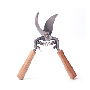 Ciseaux professionnels à double usage <span class=keywords><strong>pour</strong></span> la greffe et l'élagage des semis, avec manche en bois - Product Image 2