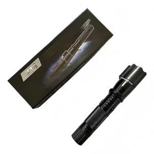 High Power LED Flashlight Rechargeable Infrared Tactical Torch with Power Display Portable Handheld Safety Light for Women